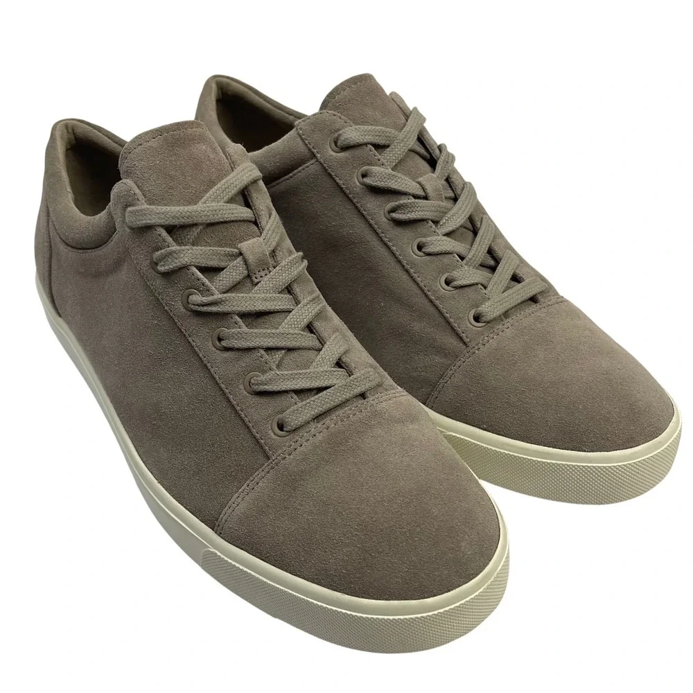 Vince Women's Suede Platform Sneakers Grey Low Top Casual Sz 10‎ $225 Minimalist